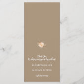 素朴結婚フローラ メニュー (裏面)