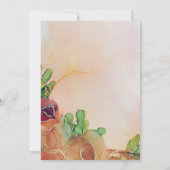 素朴結婚フローラ 招待状 (裏面)