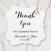 素朴結婚メッセージカード フェイバータグ (裏面)