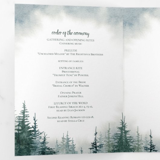 素朴結婚三つ折りプログラム 三つ折りプログラム (内部最初)