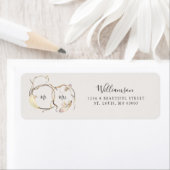 素朴結婚夫妻の ラベル (インサイチュ)