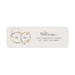 素朴結婚夫妻の ラベル