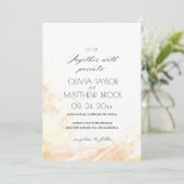 素朴結婚山サンセットベージュ結婚ズ 招待状 (スタンド正面)