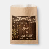 素朴結婚式の引き出物バッグ フェイバーバッグ (正面)