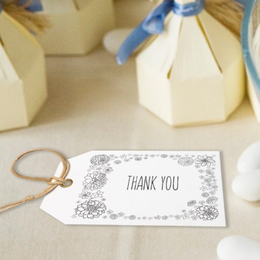 素朴結婚式の引き出物ラベル ギフトタグ