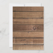 素朴結婚式招待状言う嫁の親 招待状 (裏面)