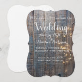 素朴結婚式招待状 (正面/裏面)