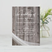 素朴結婚式招待状 招待状 (スタンド正面)