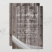 素朴結婚式招待状 招待状 (正面/裏面)