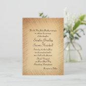 素朴結婚式招待状 招待状 (スタンド正面)