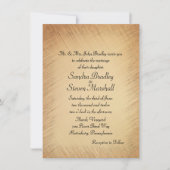 素朴結婚式招待状 招待状 (正面)