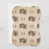 素朴結婚式招待状 招待状 (裏面)