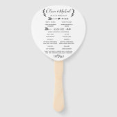 素朴結婚式 プログラムイベント ハンドファン (正面)