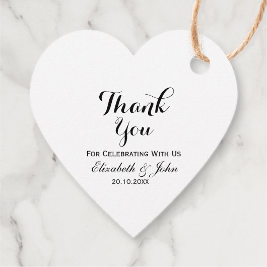 素朴結婚感謝 フェイバータグ (裏面)