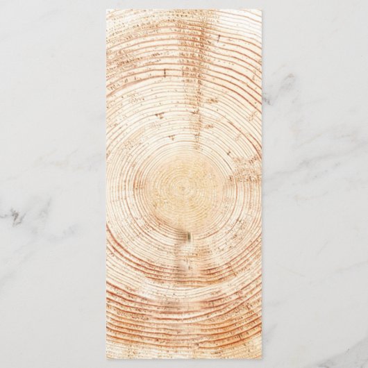 素朴結婚木の木目カスタム粒 メニュー (裏面)