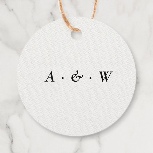 素朴結婚水彩樹林松林 フェイバータグ (裏面)