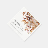 素朴結婚紅葉 スタンダードカクテルナプキン (角)