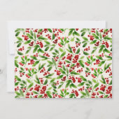 素朴結婚緑 招待状 (裏面)