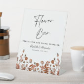 素朴結婚花バー 台座サイン (インサイチュ)