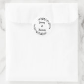 素朴結婚花 ラウンドシール (バッグ)