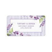 素朴結婚薄紫 ラベル (正面)