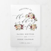 素朴結婚開花式 三つ折りプログラム (カバー)