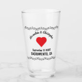 素朴結婚 タンブラーグラス (正面)