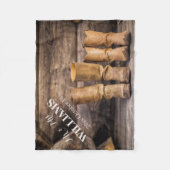 素朴結婚 フリースブランケット (正面)