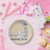 素朴結婚 ペーパープレート (パーティー)