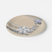 素朴結婚 ペーパープレート (アングル)