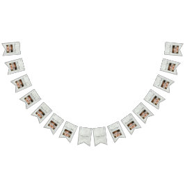 素朴結婚Grey Wood写真の追加 バンティングフラッグ