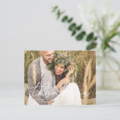 素朴結婚S Thank You Post Card ポストカード (スタンド正面)