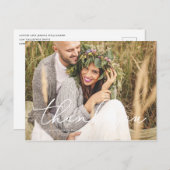 素朴結婚S Thank You Post Card ポストカード (正面/裏面)