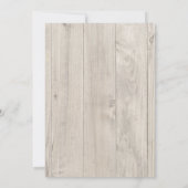 素朴結婚Sprigs - Wedding Invite 招待状 (裏面)