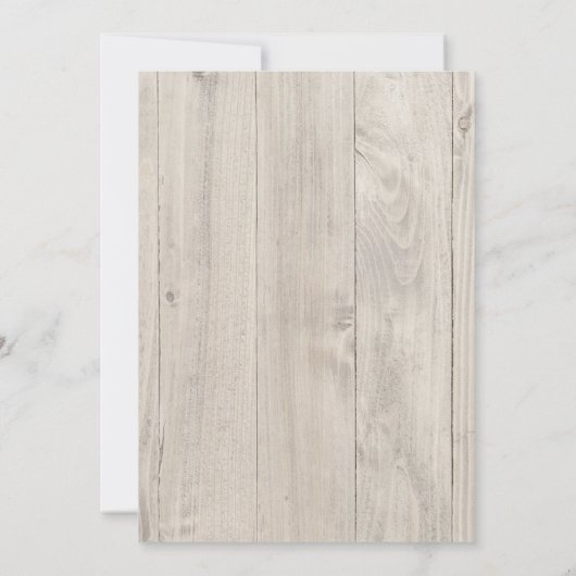 素朴結婚Sprigs - Wedding Invite 招待状 (裏面)