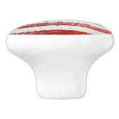 素朴統一された州アメリカ愛国米国国旗 セラミックノブ (側面)