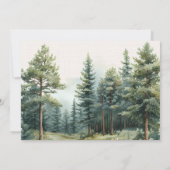 素朴緑結婚林 招待状 (裏面)