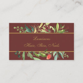 素朴縁ど枠フローラ名刺 名刺