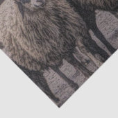 素朴羊の田舎道牧場ファーム群 薄葉紙 (詳細)