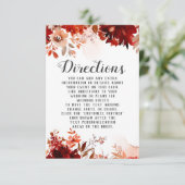 素朴美しいフローラの水結婚色の方向 エンクロージャーカード (スタンド正面)