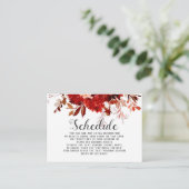 素朴美しいフローラ枠結婚付き集計表 エンクロージャーカード (スタンド正面)