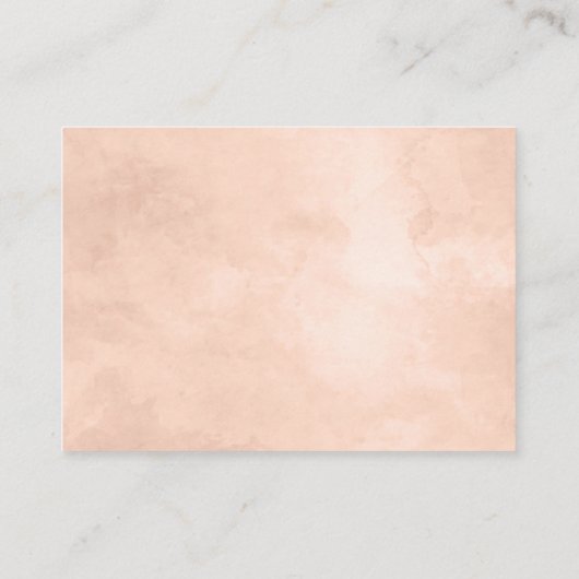 素朴美しいフローラ枠結婚付き集計表 エンクロージャーカード (裏面)