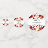 素朴美しいフローラ水の色のモノグラ結婚ム コンフェッティ (正面)