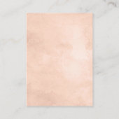 素朴美しいフローラ水色結婚詳細 エンクロージャーカード (裏面)