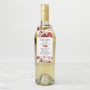 素朴美しい結婚フローラ応援&サンキュー ボトルネックタグ