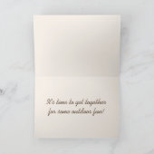 素朴考えの水彩画カスタム像 カード (内部)