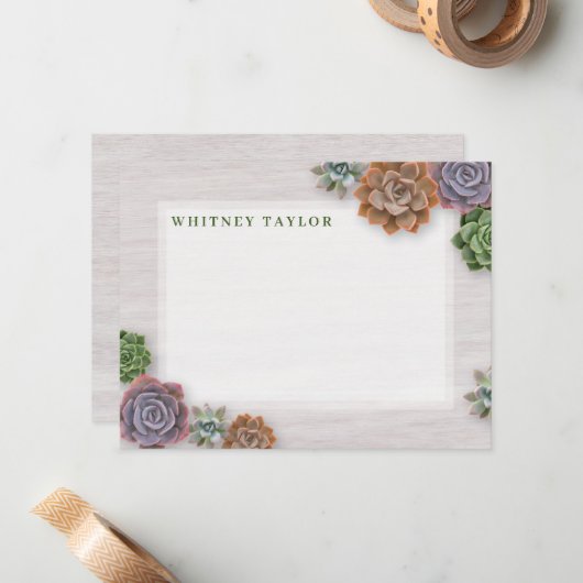 素朴肉 ノートカード (正面/裏面インサイチュ)