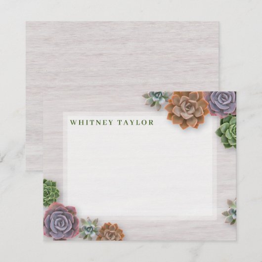 素朴肉 ノートカード (正面/裏面)