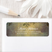 素朴自然ツリー文字列ラ結婚イト ラベル (インサイチュ)