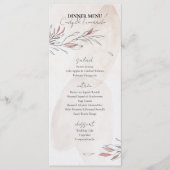 素朴自然水の色フローラ結婚 メニュー (正面)